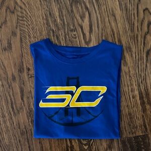 Under Armour Steph Curry 30Kids Blue Tee